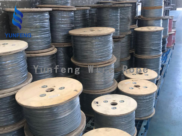 China 7*19-4.8mm wire rope