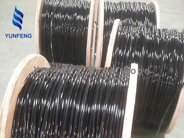 nylon coated wire rope material
