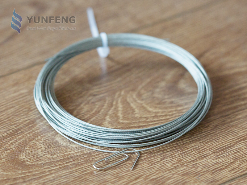 Zinc alloy wire rope